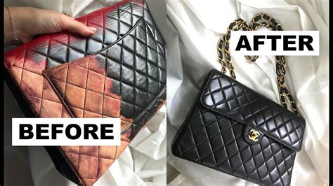 Vintage Chanel bag restoration